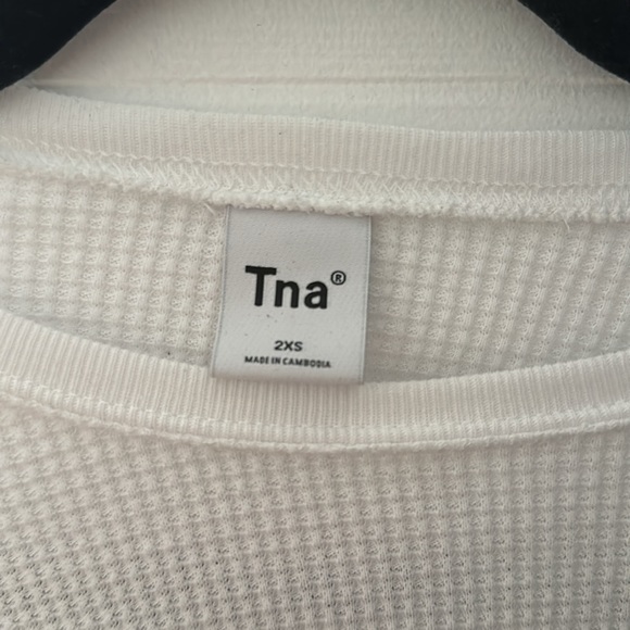 tna cropped waffle long sleeve - Picture 2 of 2
